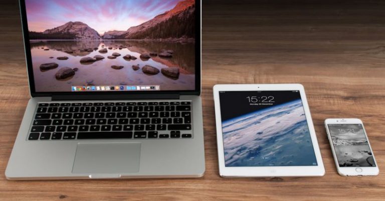 Digital - Macbook Pro Beside White Ipad
