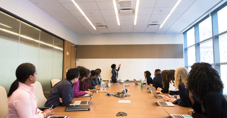 Workplace - Group of People on Conference room